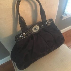 Coach Leather Handbag & Purse